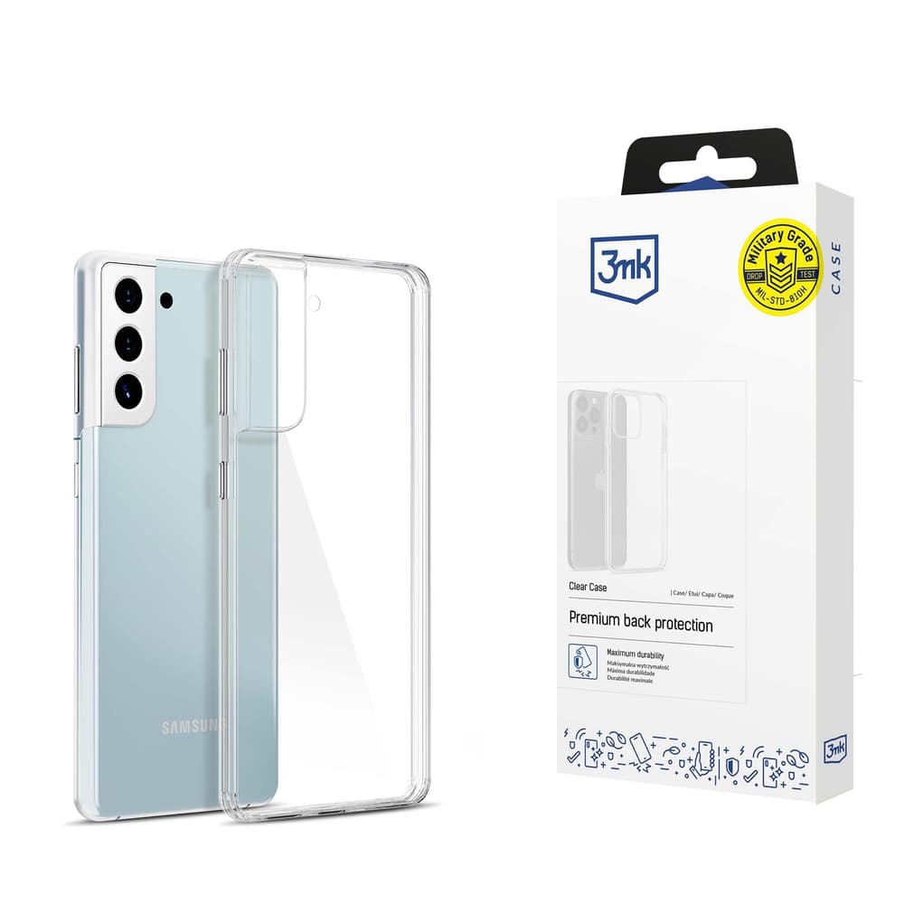 3mk Clear ovitek za Samsung Galaxy S21+ 5G - prozoren
