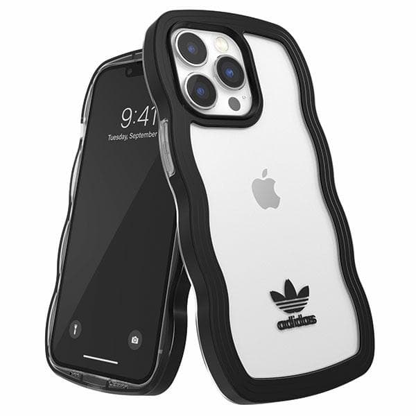 Adidas OR Wavy Case ohišje za iPhone 13 Pro / 13 črno-prozorno