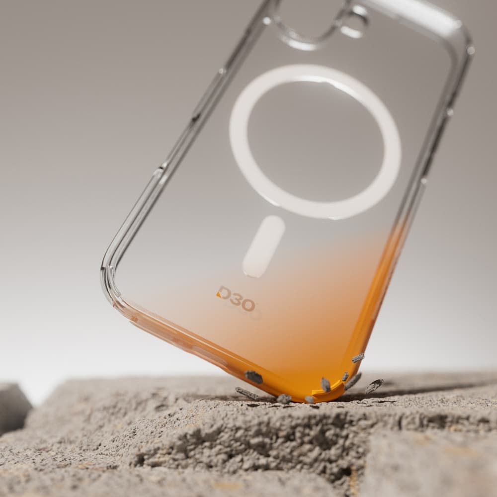 Puro Impact Clear D3O MagSafe silikonski ovitek za iPhone 16 - Prozoren 3