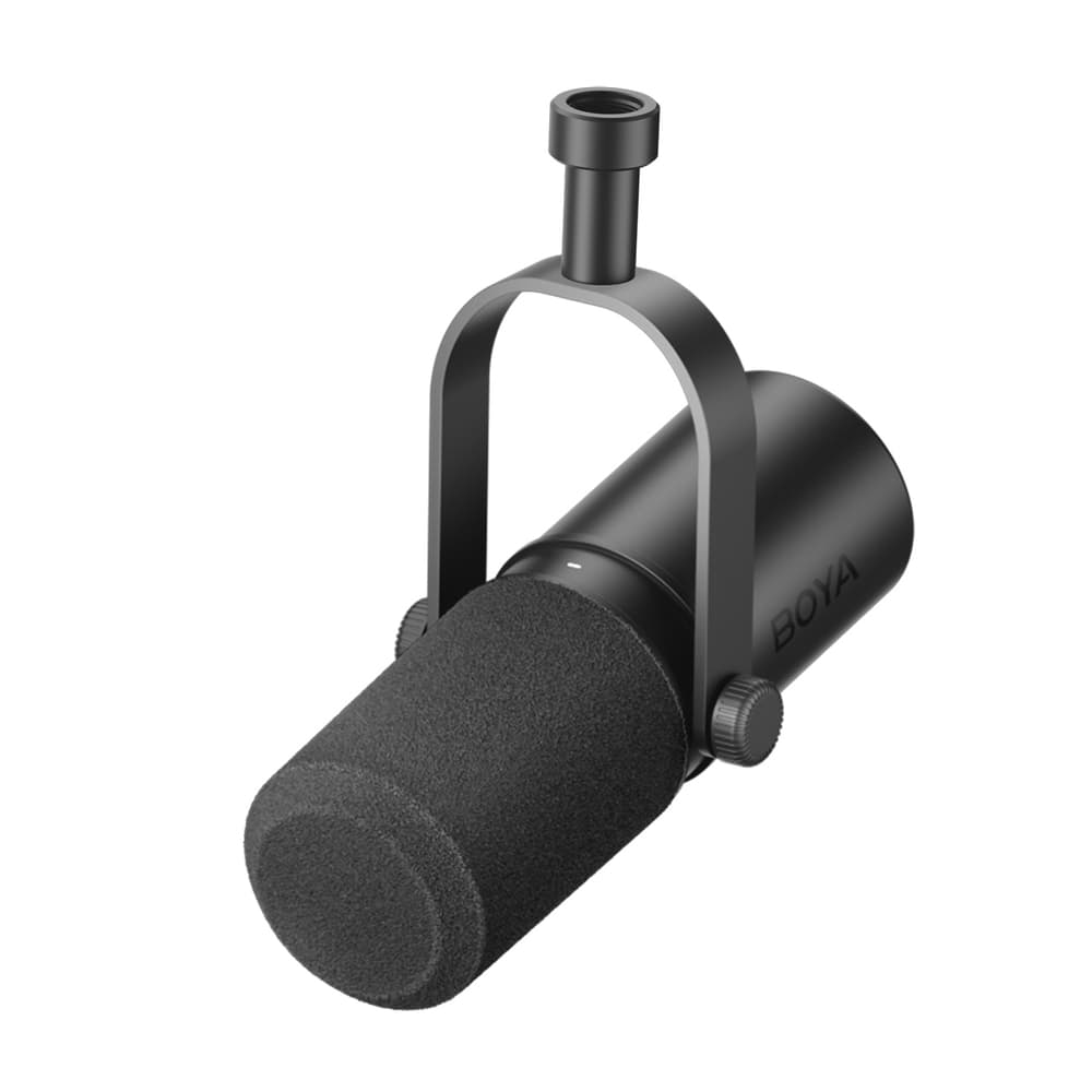 BOYA CastMic P60 studijski mikrofon, dinamični, USB/XLR, črn