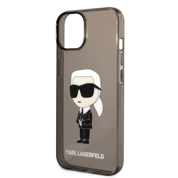 Etui Karl Lagerfeld Ikonik Karl za iPhone 14 Plus - črni 6
