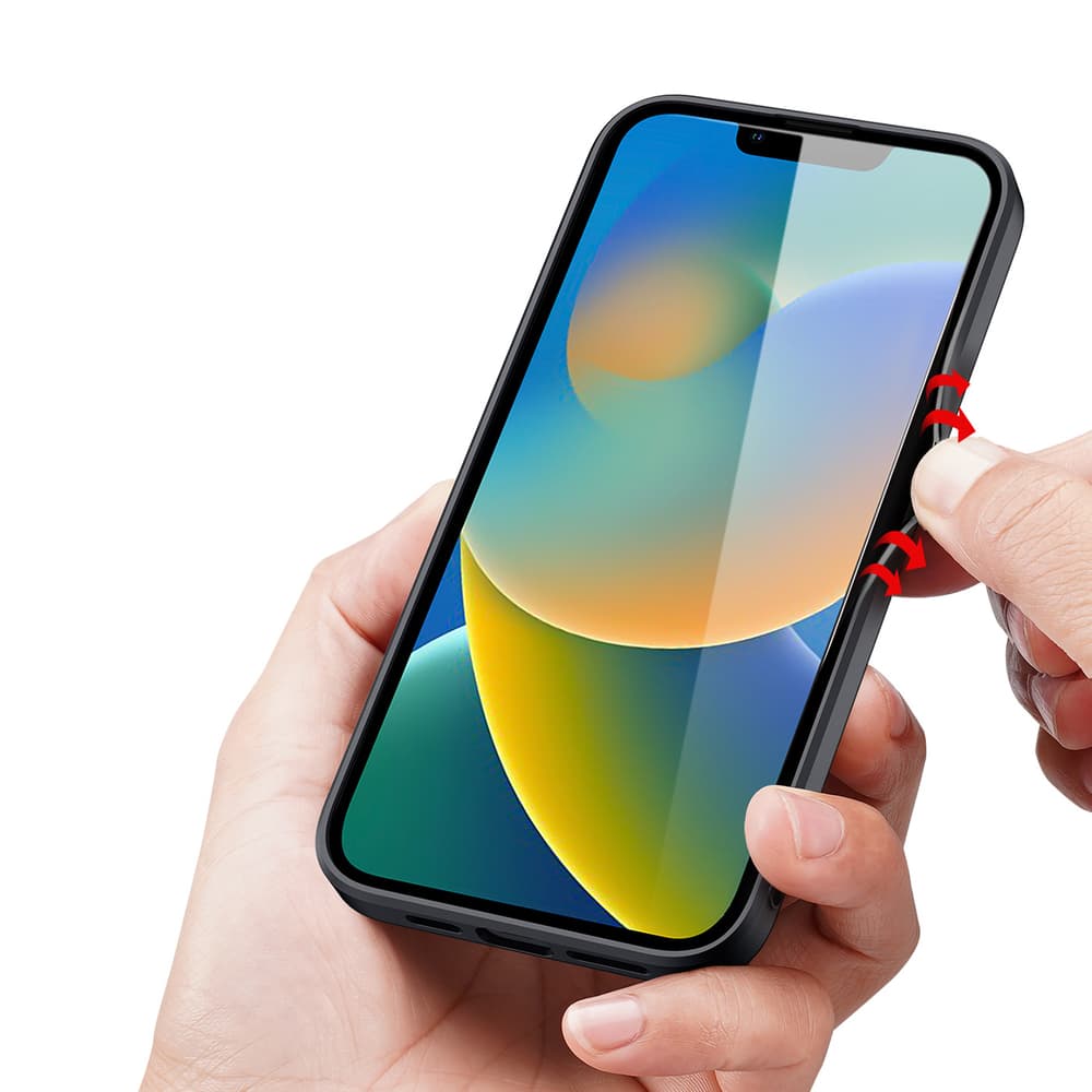 Ovitek Dux Ducis Fino za iPhone 14 Plus, najlon, rdeč 3