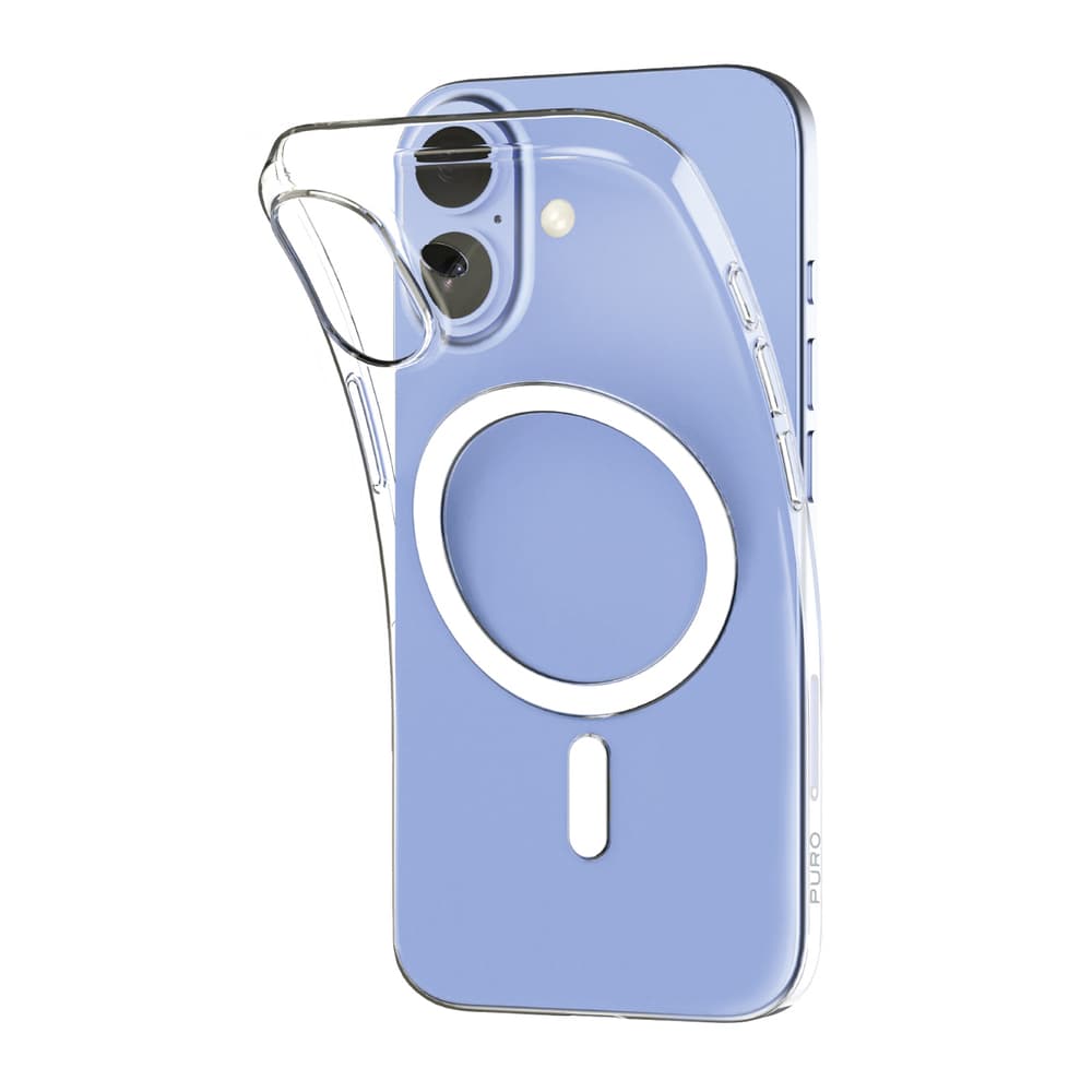 Puro 0.3 MAG Ultra-Slim ovitek za iPhone 17, MagSafe, prozoren