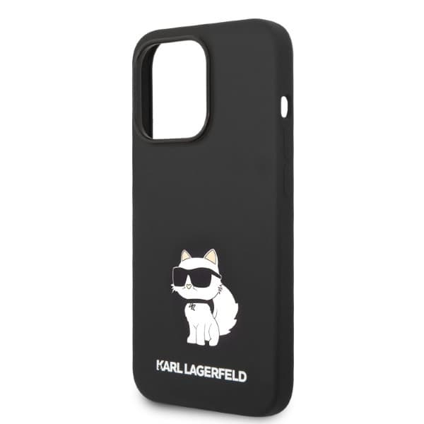 Karl Lagerfeld Silicone Choupette etui za iPhone 14 Pro Max - črna 6