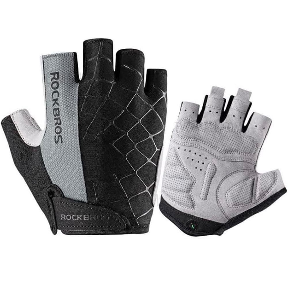 Rockbros S109GR kolesarske rokavice, vel. XL, sive