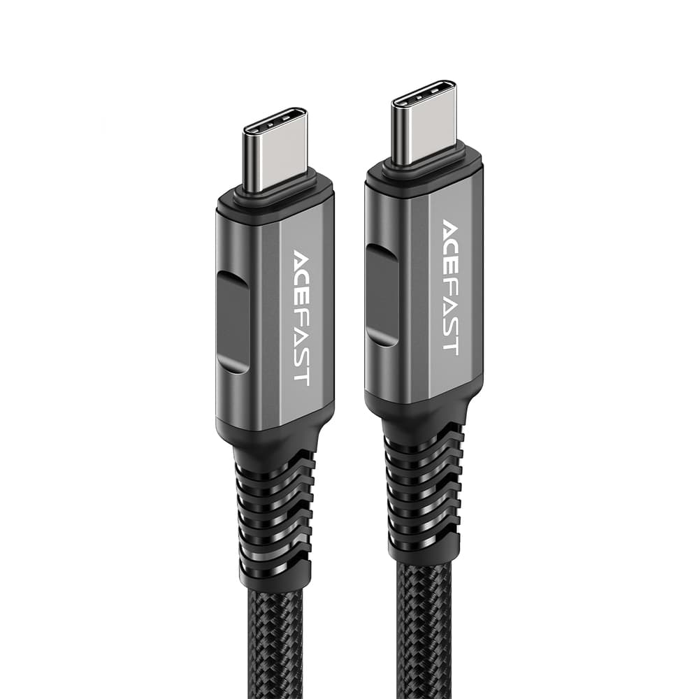 Kabel Acefast C1-09 USB-C / USB-C USB4 PD3.1 5A 1m - sivo-črn 3