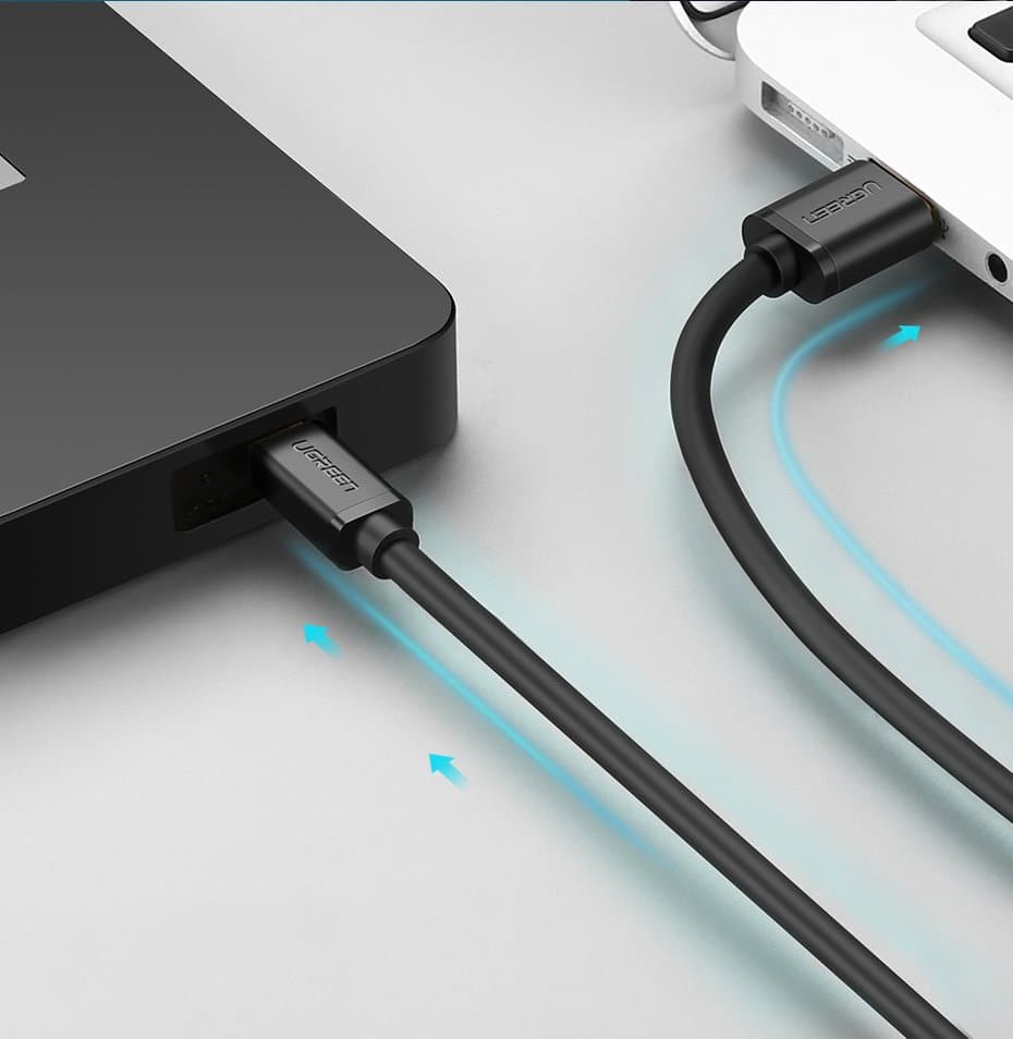 Ugreen kabel USB na mini USB 480 Mbps 3m, črn 8