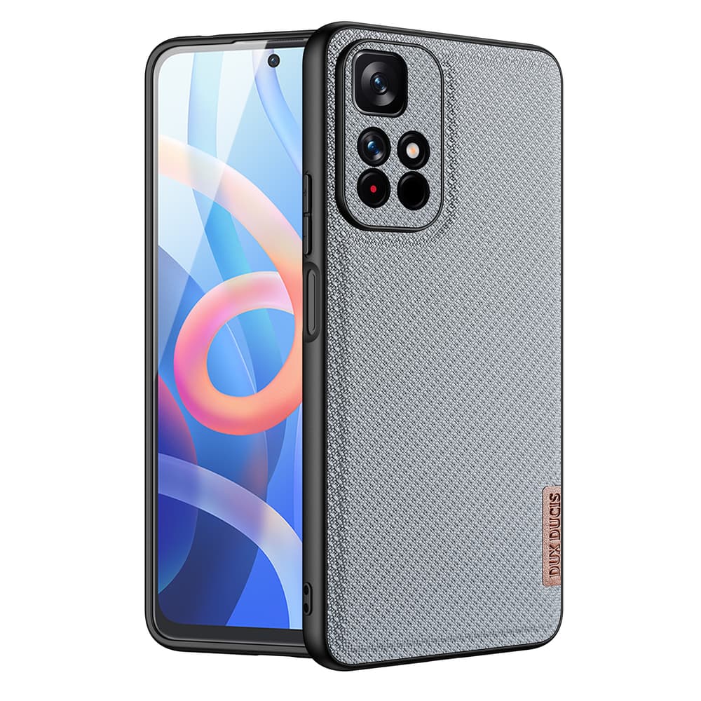 Dux Ducis Fino ovitek z najlonsko prevleko za Poco M4 Pro 5G moder