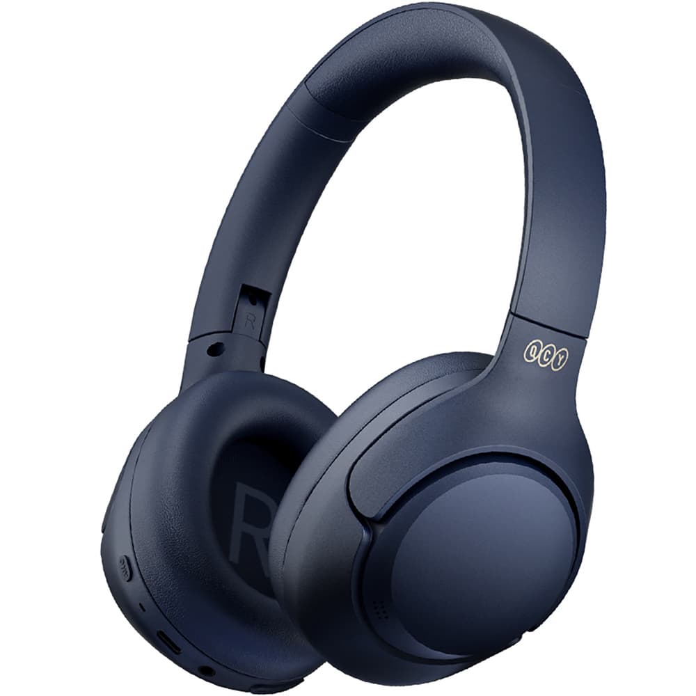 QCY H3 naglavne slušalke z ANC Bluetooth 5.4 Hi-Res - modra