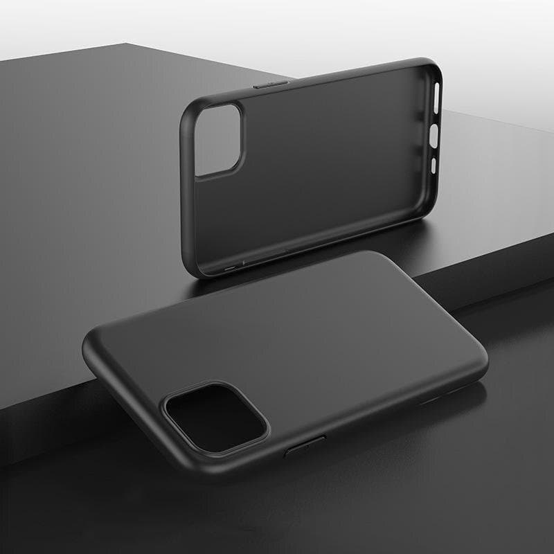 Ovitek Hurtel Soft Case za iPhone 14 Max, gel, črni 3