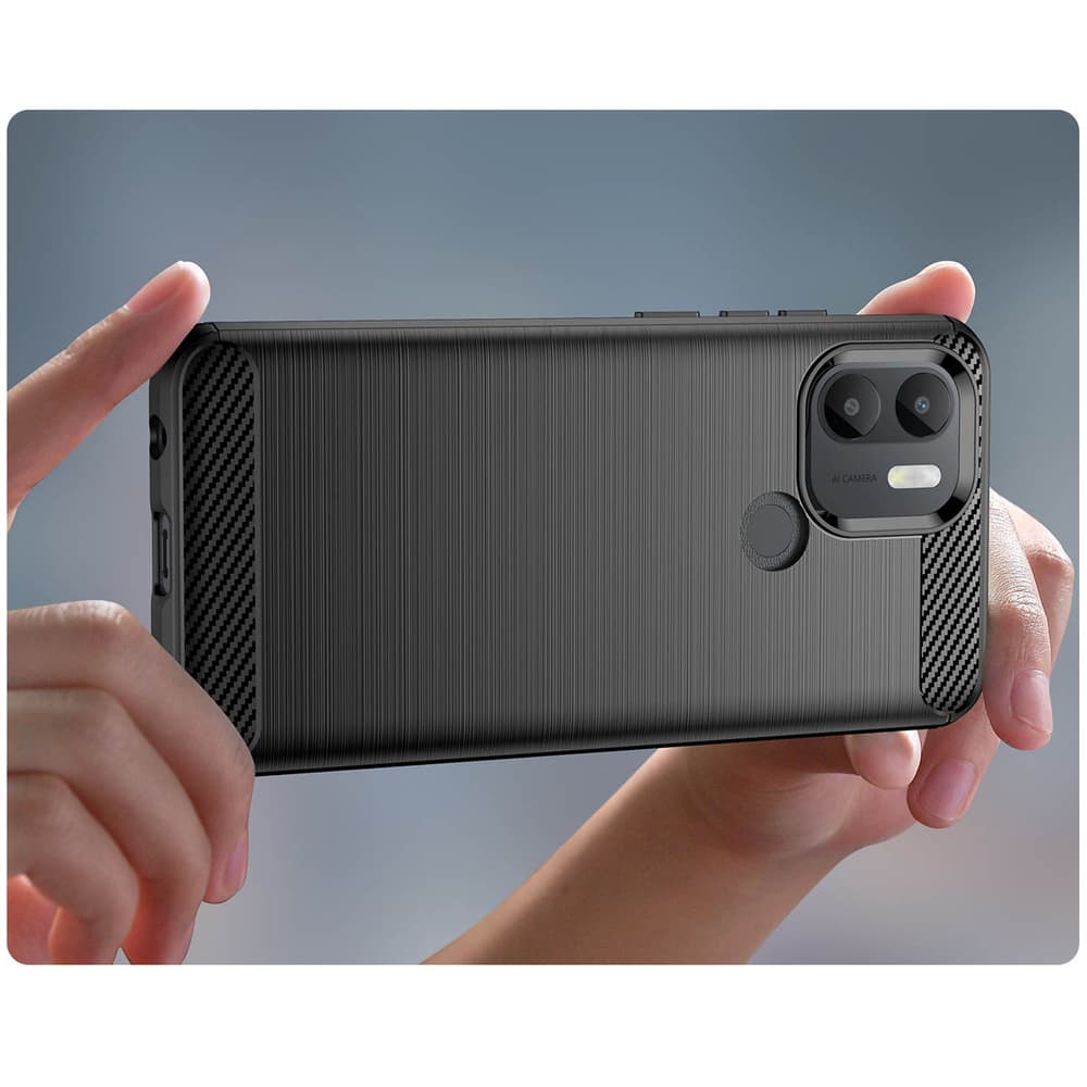 Carbon ovitek za Xiaomi Redmi A1+ - črn 5