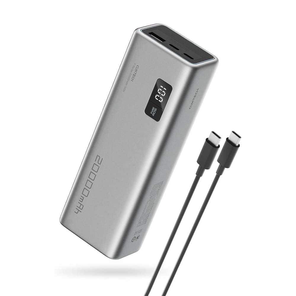 Cuktech P+Series No. 15 Powerbank 150W 20000mAh - siva