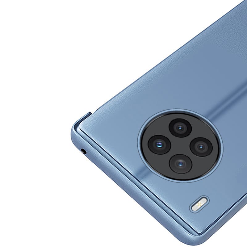 Hurtel Clear View Case etui za Huawei nova 8i s preklopom, črn 8