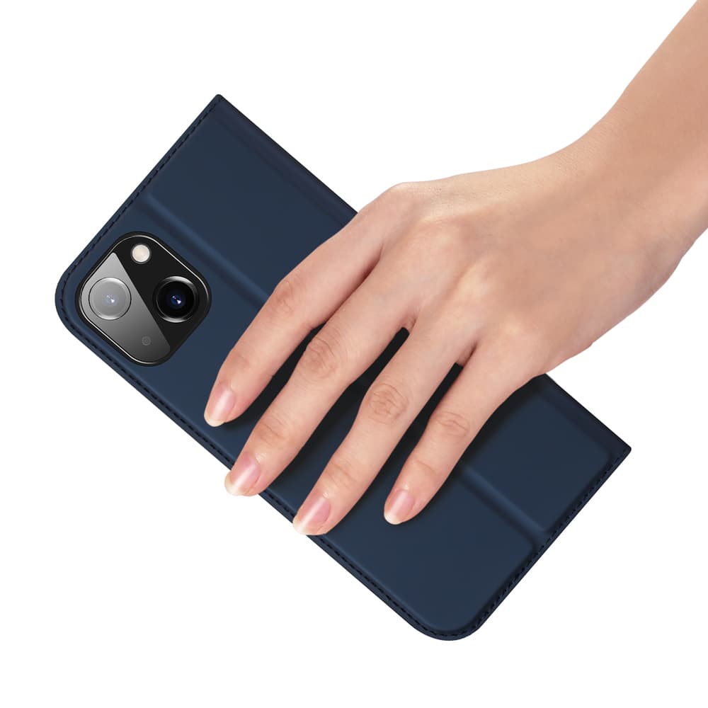 Dux Ducis Skin Pro denarnica ovitek za iPhone 15 Plus - Modra 6