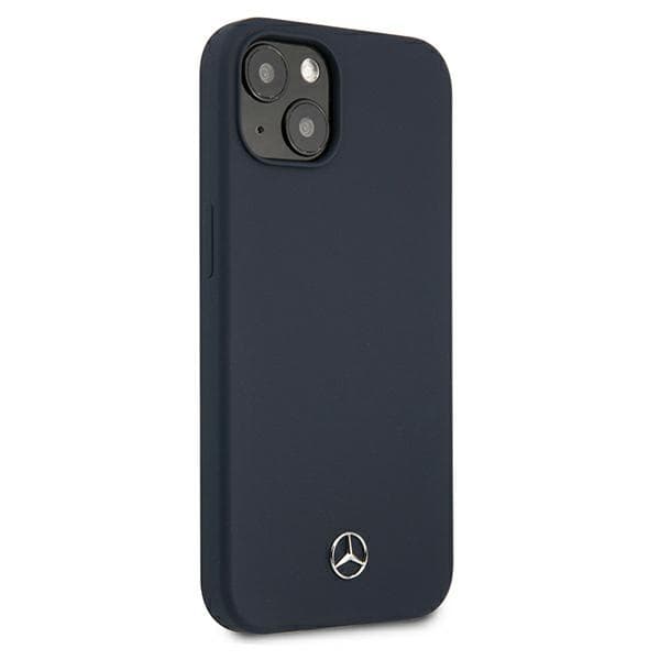 Ovitek Mercedes Silicone Line za iPhone 13 mini, modri 3