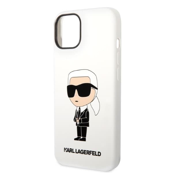 Karl Lagerfeld Silicone Ikonik etui za iPhone 14 Plus 6.7" belo 6