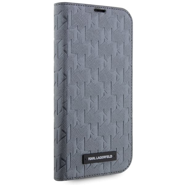 Karl Lagerfeld Saffiano Monogram ovitek denarnica za iPhone 14 6.1" 5