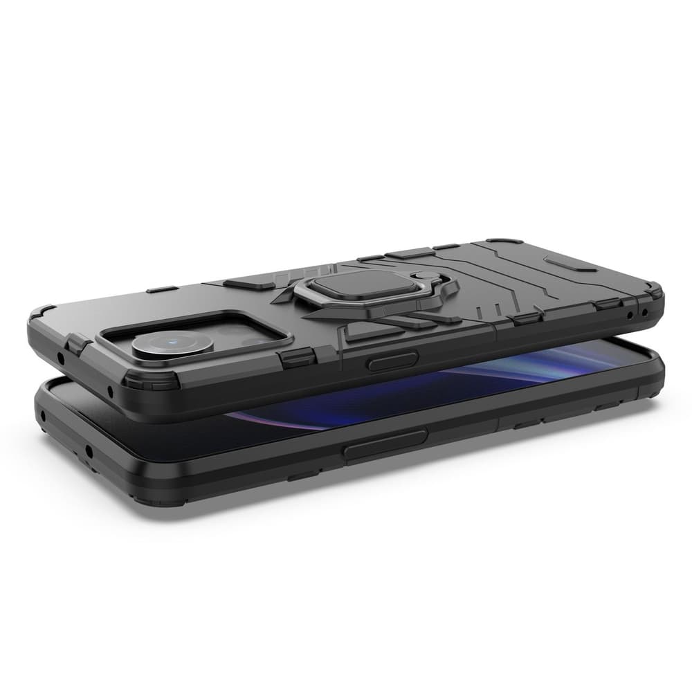 Ovitek Ring Armor za OnePlus Ace, črni 3