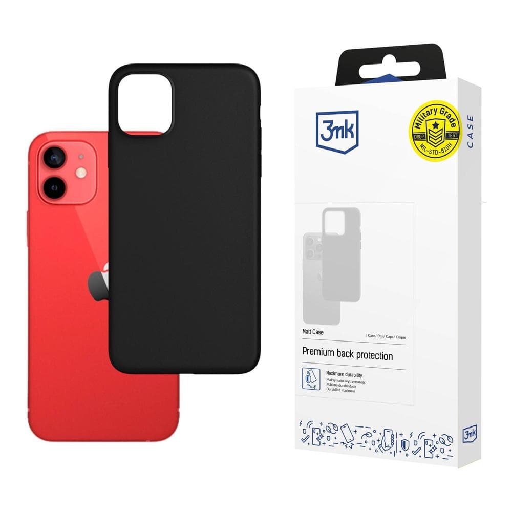 3mk Matt Case črna ovitek za Apple iPhone 12 Mini