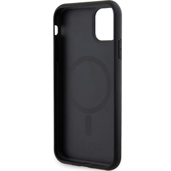 Ovitek Guess Saffiano MagSafe za iPhone 11 / Xr - črn 7
