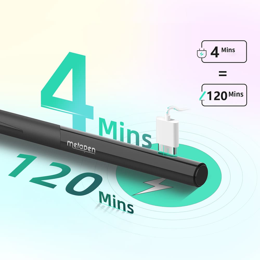 Metapen Pencil D1 pisalo za iPad - črno 2