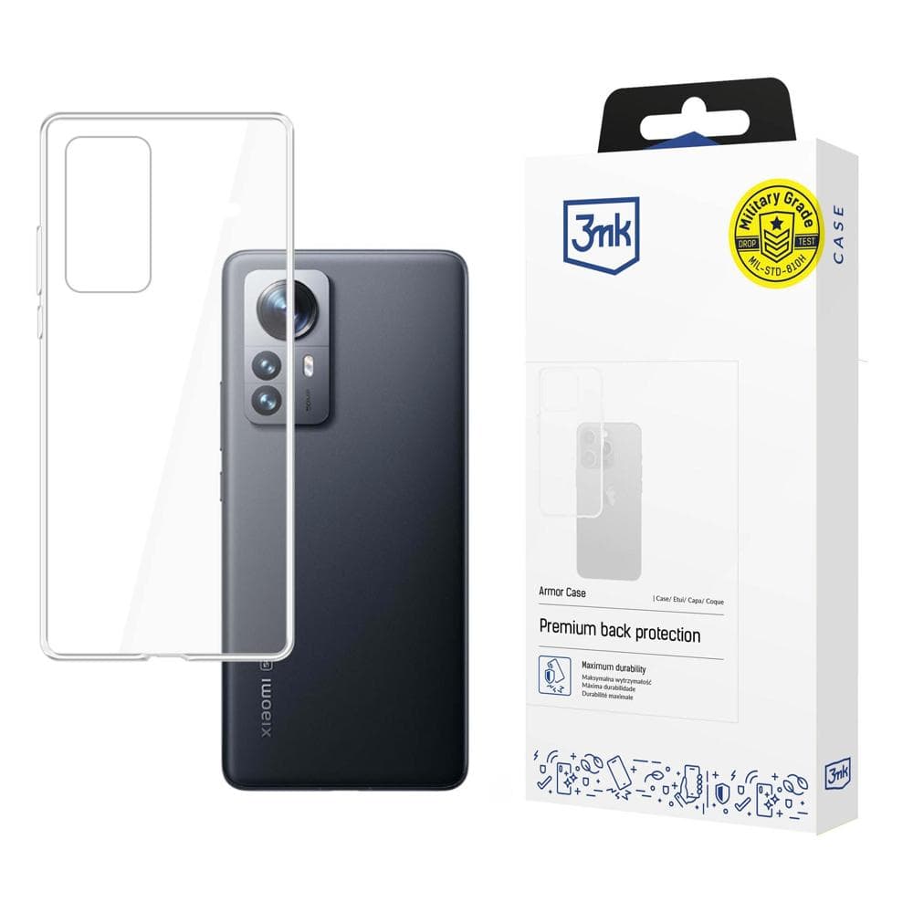 3mk Armor Case ovitek za Xiaomi 12 Pro - prozoren