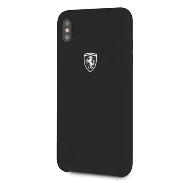 Ferrari Hardcase FEOSIHCI65BK silikonski ovitek za iPhone Xs Max - črn