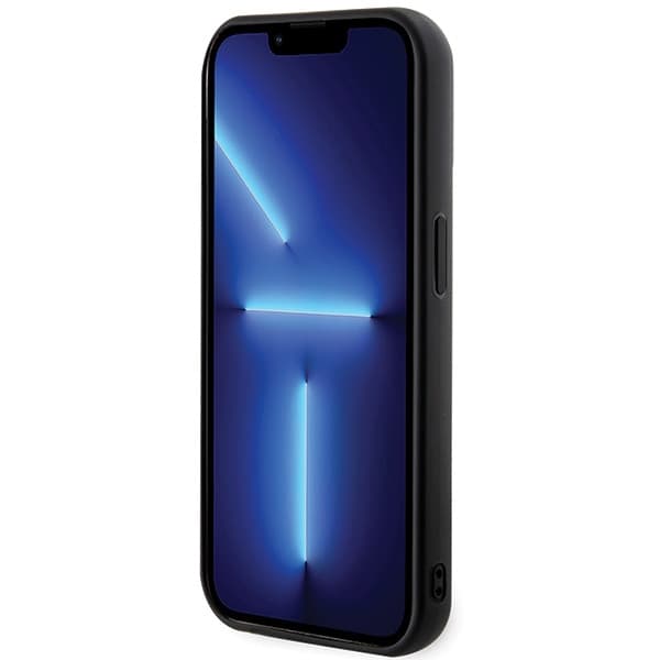 Ovitek Karl Lagerfeld 3D Rubber Glitter Logo za iPhone 15 Pro Max - črna 5