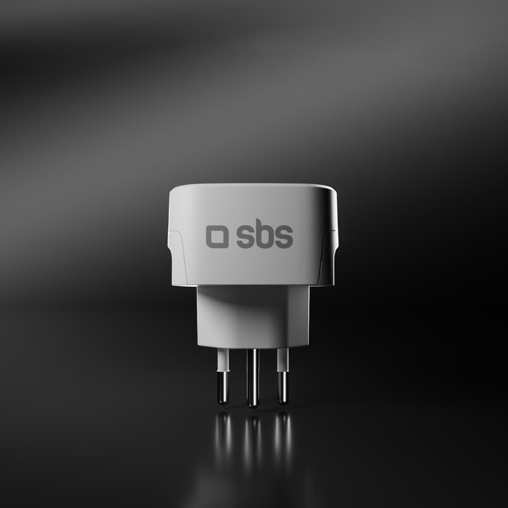 SBS CH potovalni adapter (bel) 7