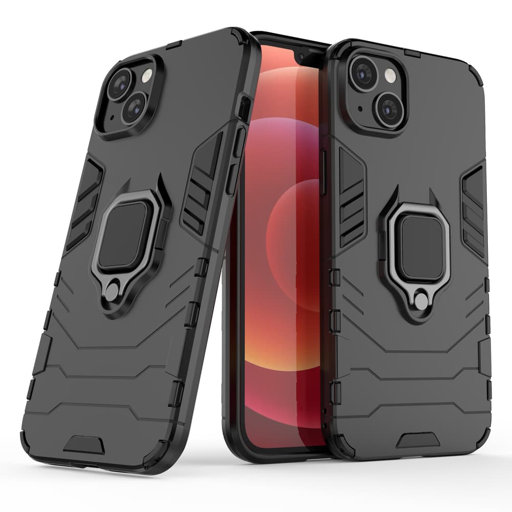 Hurtel Ring Armor ovitek za iPhone 14 Pro - črn 2