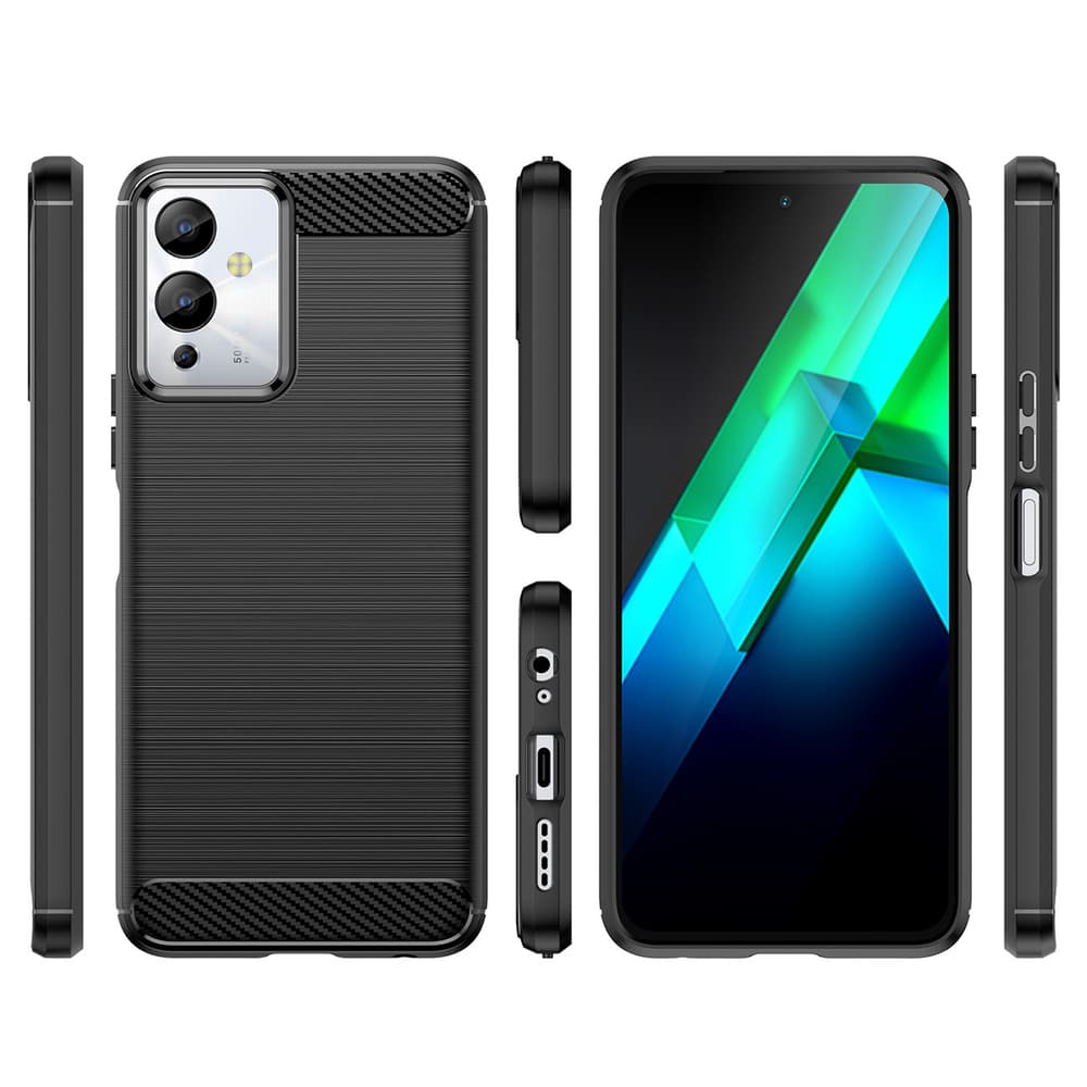 Carbon Case ovitek za Infinix Note 12i (črn) 2