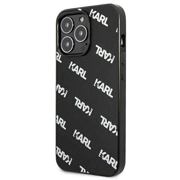 Karl Lagerfeld ovitek Allover za iPhone 13 Pro / 13 - črn 2