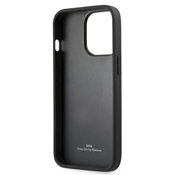 BMW usnjena etui Curve Perforate za iPhone 13 Pro / iPhone 13 - Rdeča 5