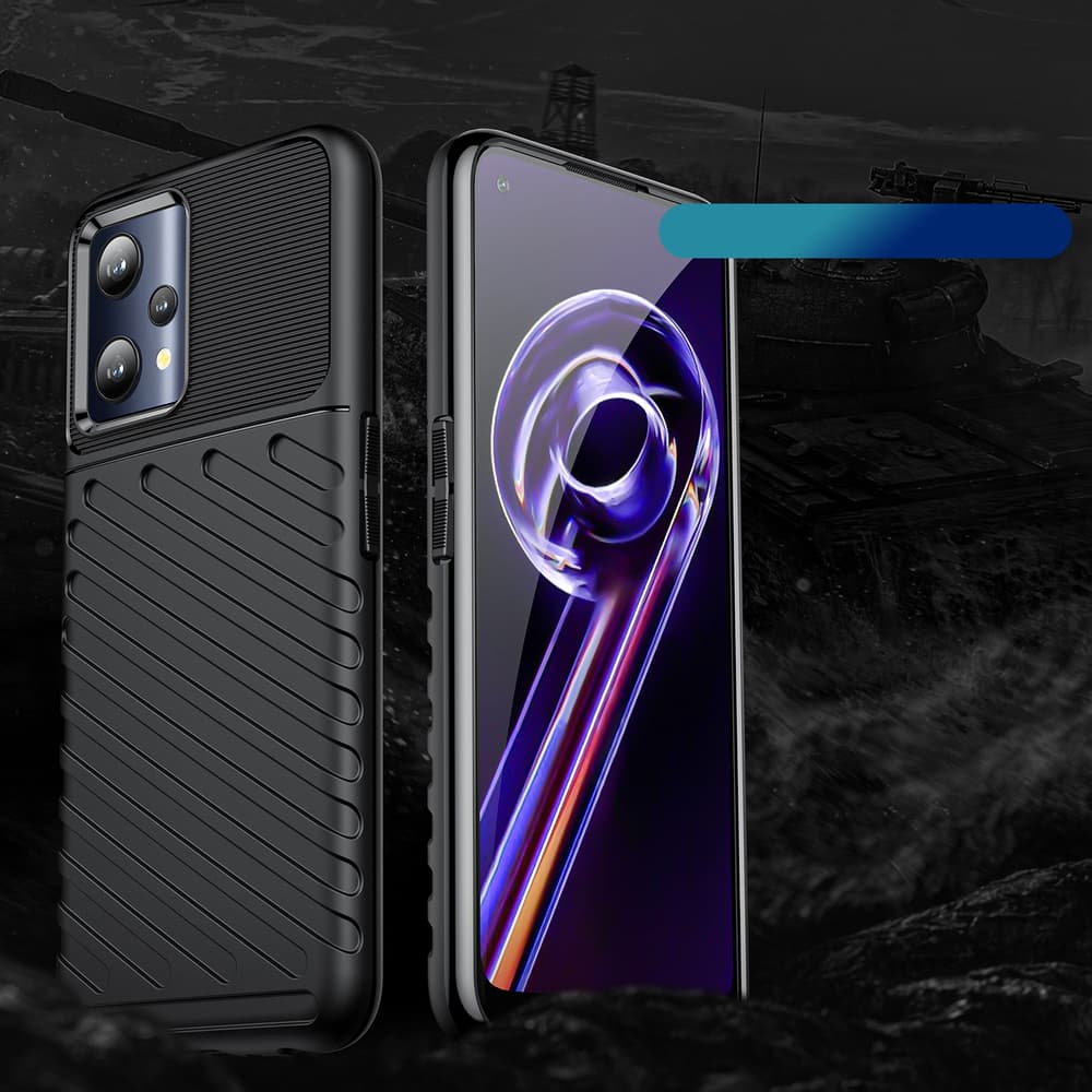 Thunder Case ovitek za Realme 9 Pro - črn 2
