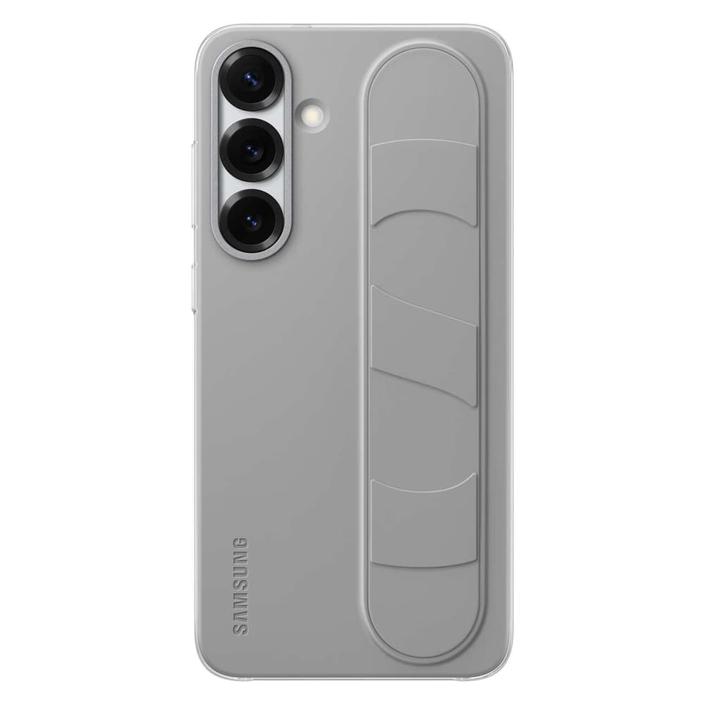 Samsung Standing Grip silikonski ovitek EF-GS931CJEGWW z ročajem/stojalom za Samsung Galaxy S25 - siv