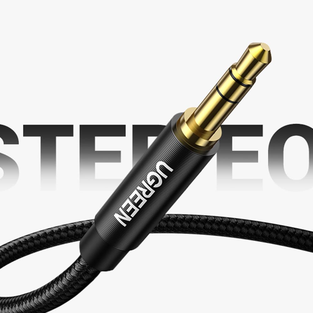 Ugreen AUX avdio kabel 3.5 mm minijack 1m - moder 8