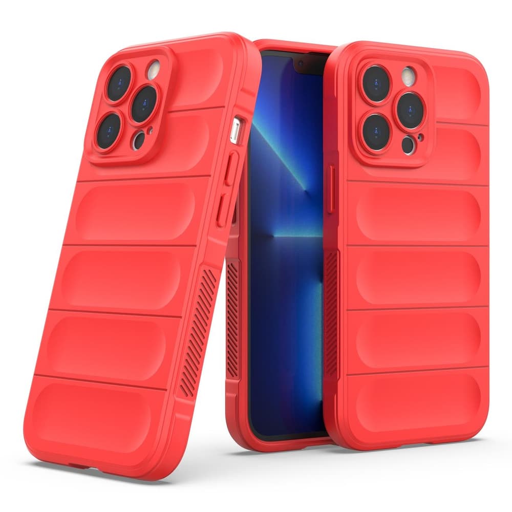 Magic Shield ovitek za iPhone 13 Pro Max - rdeč 7