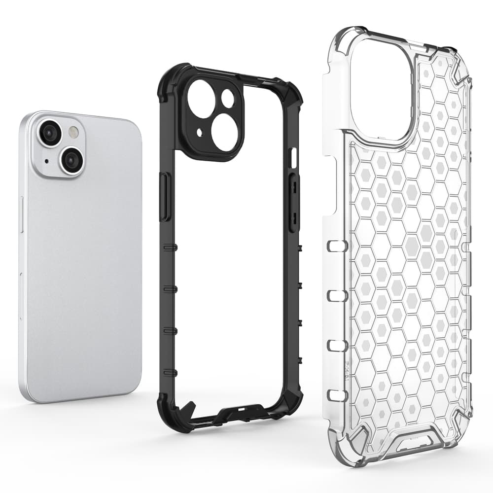 Honeycomb ovitek za iPhone 14, moder 3