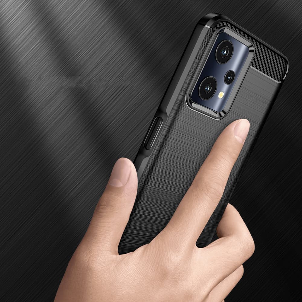 Carbon Case ovitek za Realme 9 Pro - črn 3
