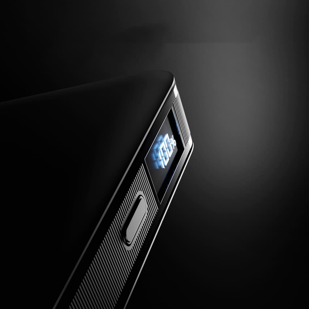 SBS HD 10W 5000mAh USB-C Powerbank z LCD zaslonom - Črna 7