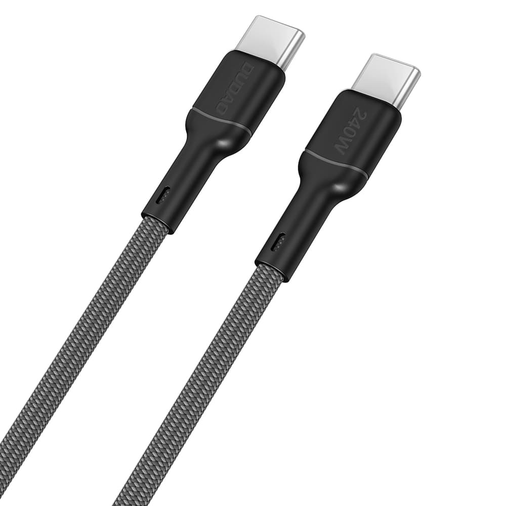 Dudao L9C Max 240W PD USB-C - USB-C kabel, 1.2m, črn