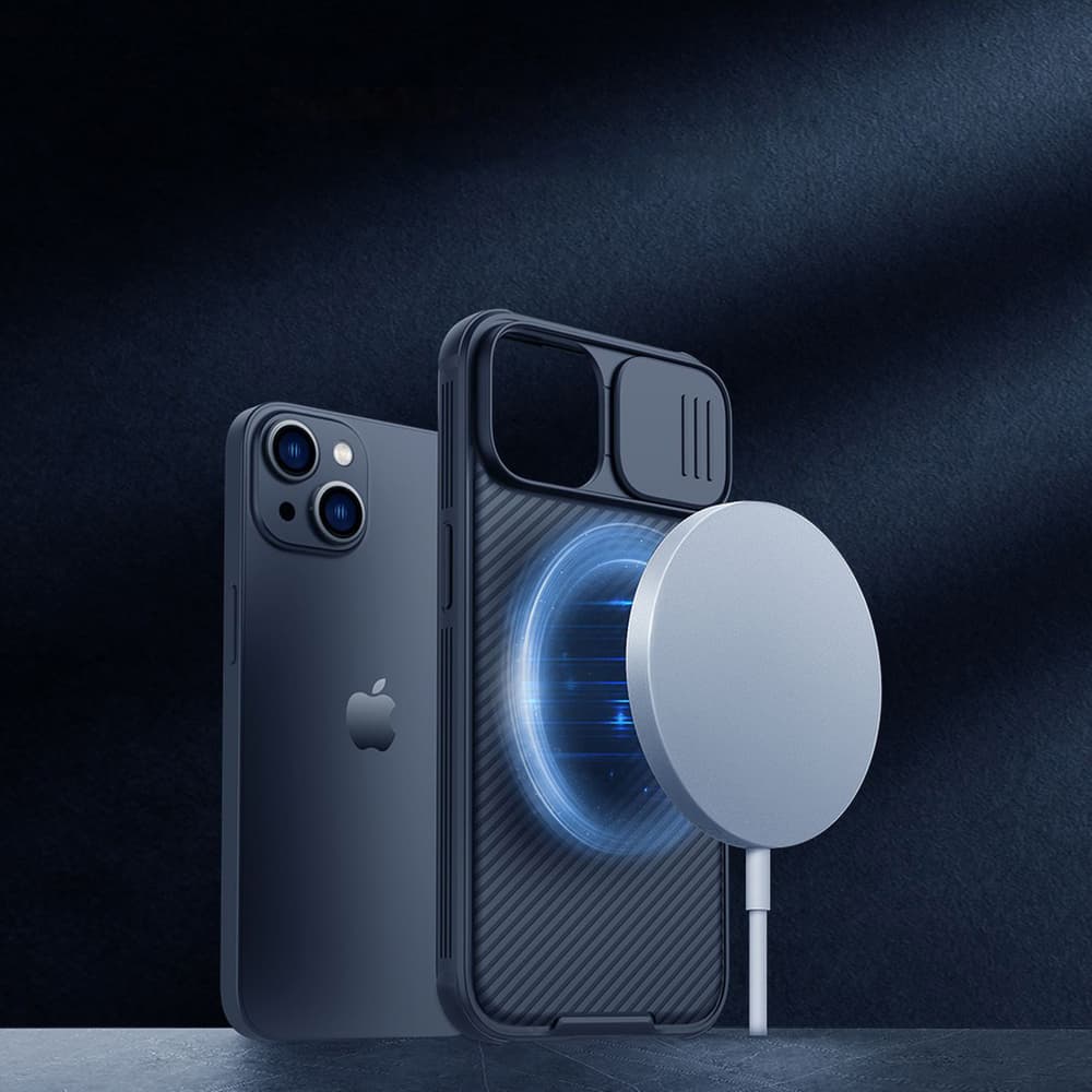 Nillkin CamShield Pro MagSafe ovitek za iPhone 14 Plus, moder 7