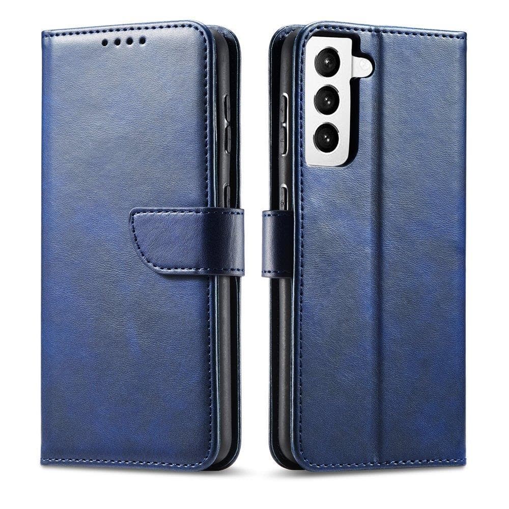 Magnetni ovitek s preklopom za Samsung Galaxy S22+ (S22 Plus) - moder