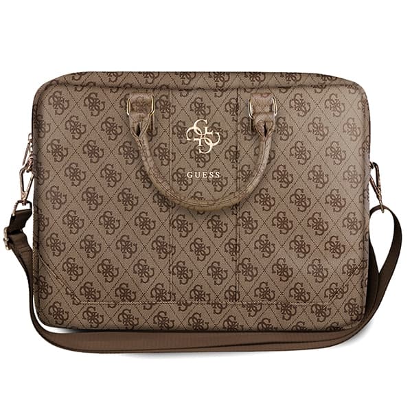Torba za prenosnik Guess 4G Big Logo do 16" - rjava