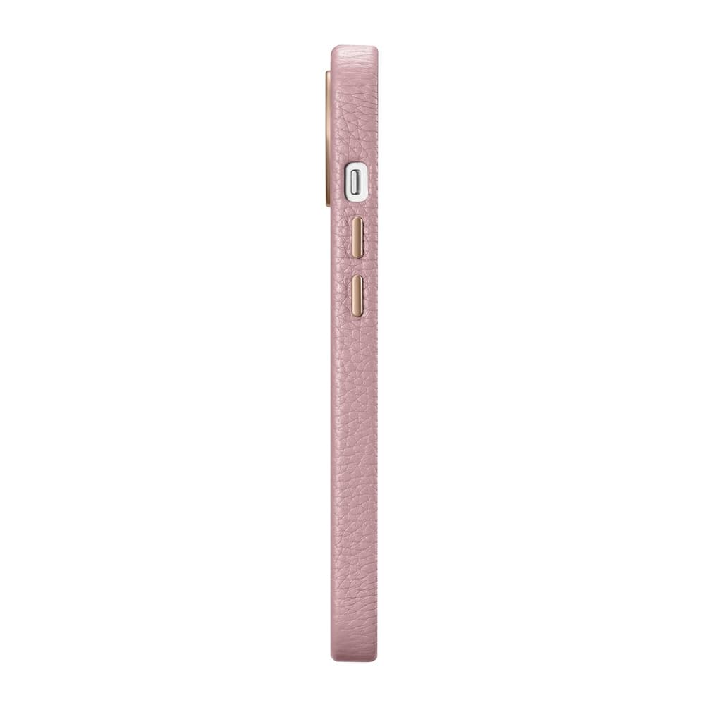 Ovitek iCarer Litchi za iPhone 14 Plus, roza 6