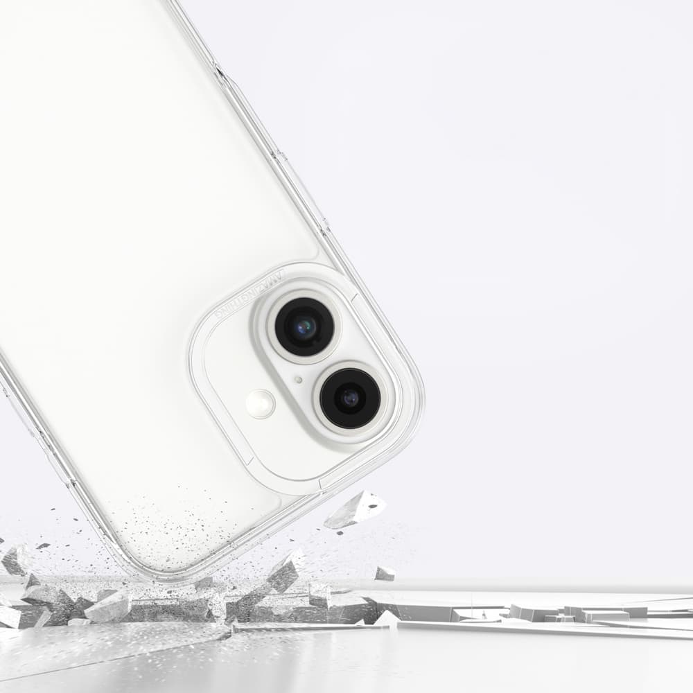 AmazingThing Minimal ovitek za iPhone 16 Plus - silikonski, prozoren 7