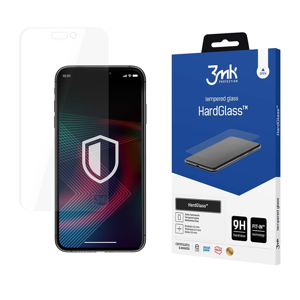 3mk HardGlass™ kaljeno steklo 9H za iPhone 14 Pro Max