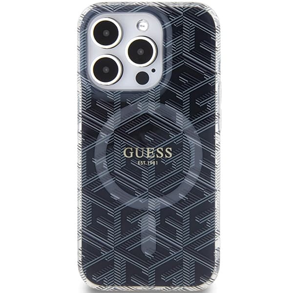 Guess IML GCube MagSafe etui za iPhone 15 Pro Max - črna 3