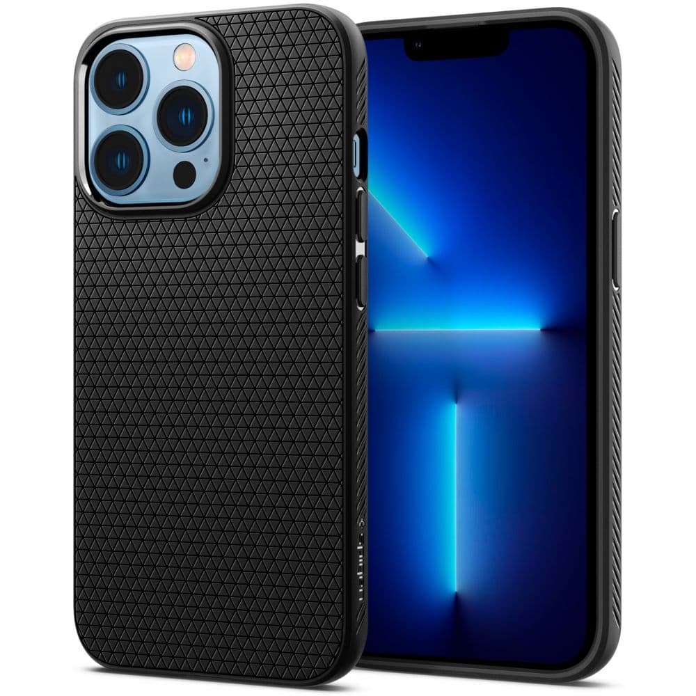 Ovitek Spigen Liquid Air za iPhone 13 Pro - mat črn