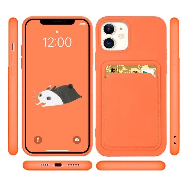 Hurtel ovitek Card Case za Samsung Galaxy A42 5G, rdeč 4